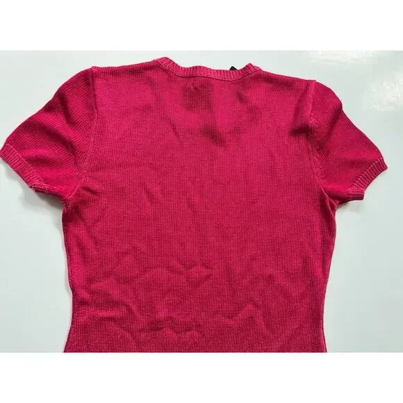 Ralph Lauren Women's Dip-Dyed Short Sleeve Jersey Dress Sz M - Picture 10 of 12